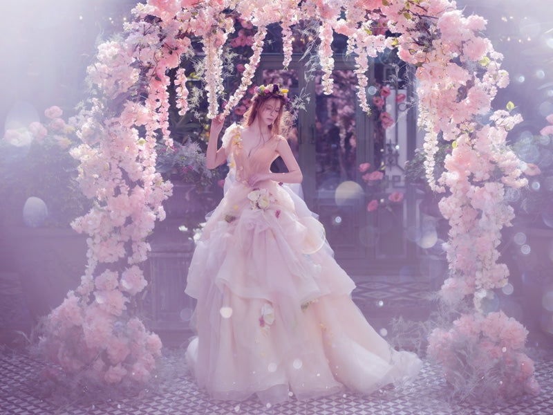 “Enchanting Dreams: A Bride's Fairytale Dress”