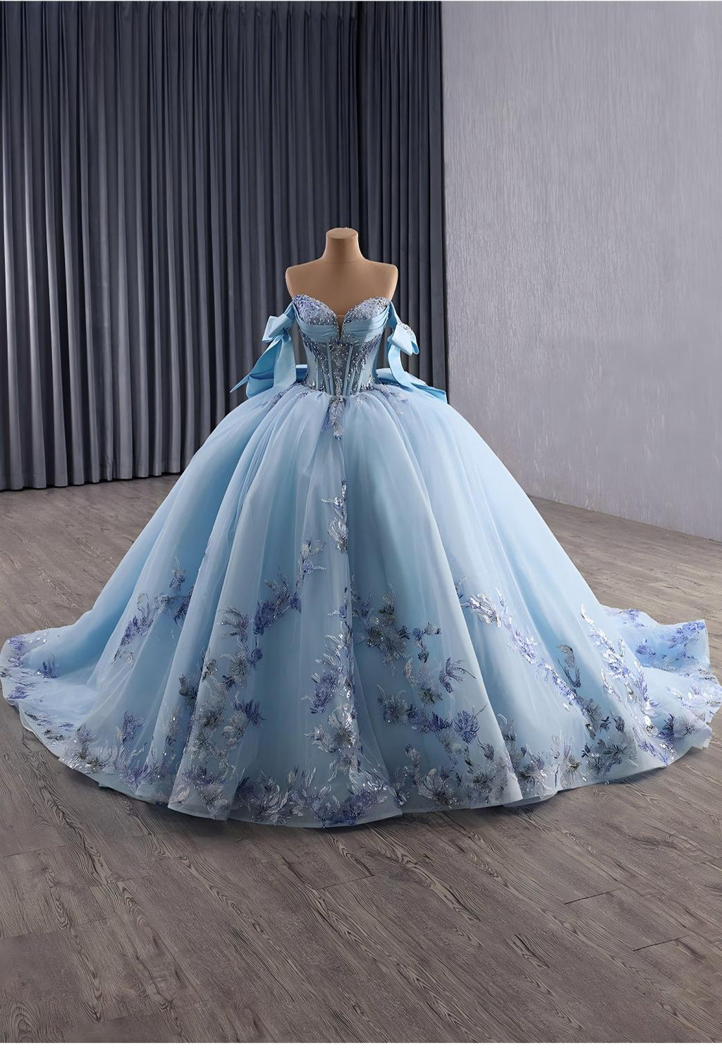 Disney Inspired Ball Gown is one of our stunning custom-made Sage Lace
