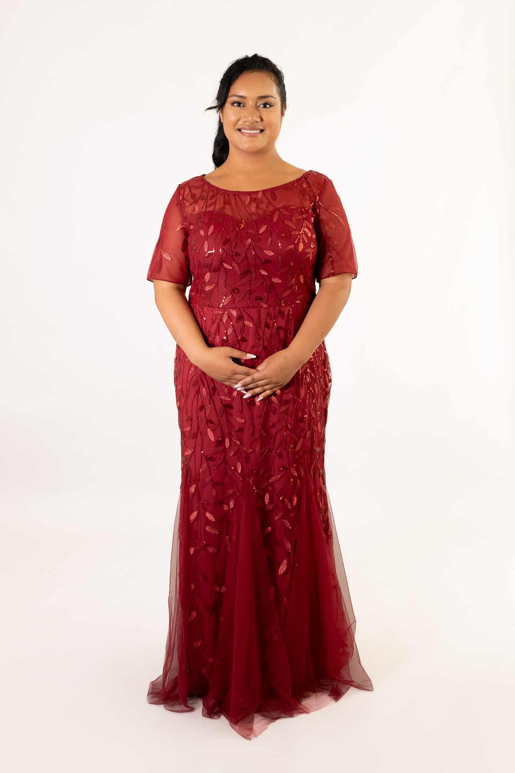 Luxury evening gown showcased at Art Kollecsion
