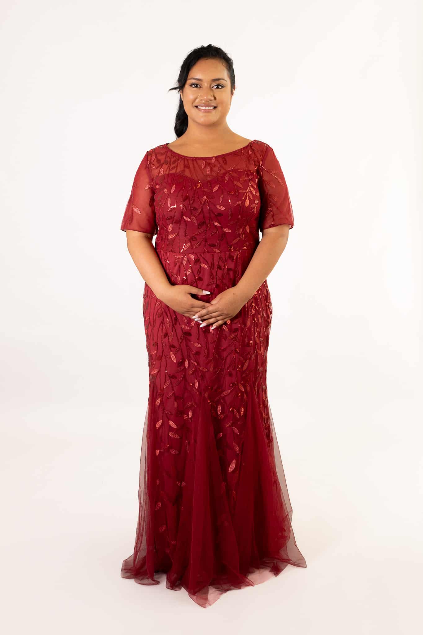 Luxury evening gown showcased at Art Kollecsion