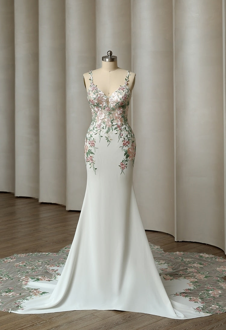 Bridal gown style CK3440W with classic silhouette