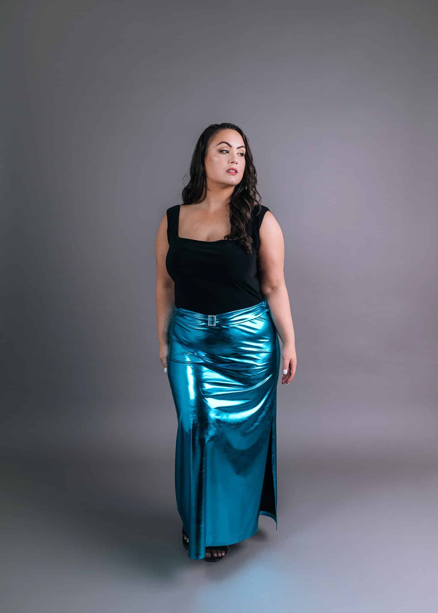 Plus Size Electric Blue Dress