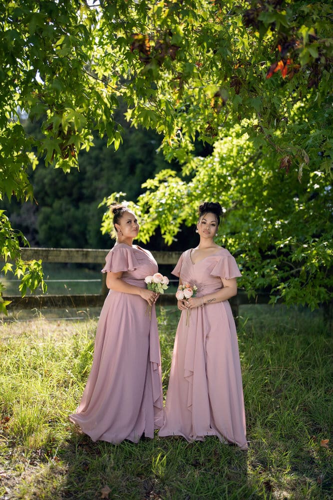 Dusty Pink Plus Size Bridesmaids Dress NZ