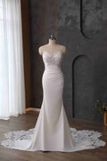 Designer formal dress in boutique showroom