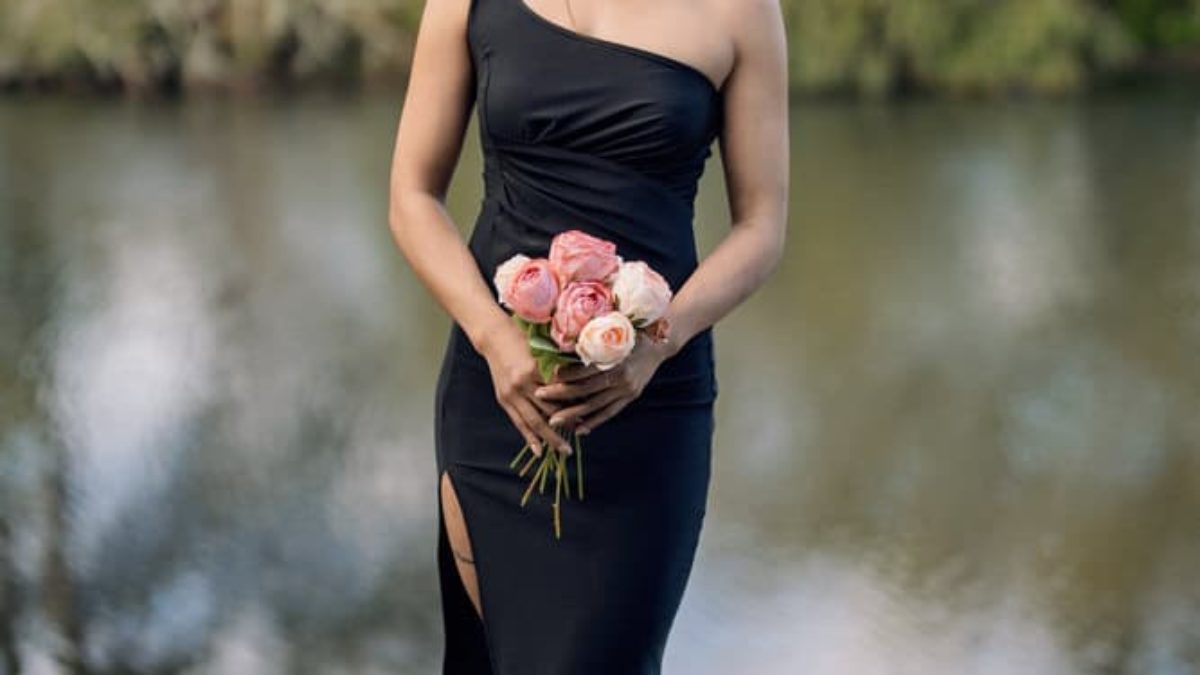 black bridesmaid dress nz ZAPAKA Women A Line Black Bridesmaid Dress with Slit Criss Cross Straps  Long Wedding Guest Dress – ZAPAKA NZ
